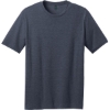 Custom District Perfect Blend CVC Tee. Heathered Navy Blue