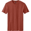 Custom District Perfect Blend CVC Tee. Heathered Russet Orange