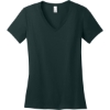 Custom District - Womens Perfect Weight V-Neck Tee. Rainforest Green