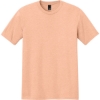 Custom District Perfect Tri Tee. Heathered Dusty Peach Pink