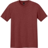 Custom District Perfect Tri Tee. Heathered Russet Red