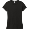 Custom District Womens Perfect Tri Tee. Black