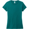 Custom District Womens Perfect Tri Tee. Hthrd Teal