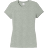 Custom District Womens Perfect Tri Tee. HthrdGrey