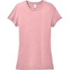 Custom District Womens Perfect Tri Tee. Wisteria Heather Pink