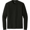 Custom District Perfect Tri Long Sleeve Tee . Black