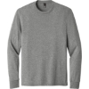 Custom District Perfect Tri Long Sleeve Tee . Grey Frost