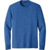 Custom District Perfect Tri Long Sleeve Tee . Royal Frost Blue