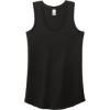 Custom District Womens Perfect Tri Racerback Tank. Black