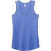 Custom District Womens Perfect Tri Racerback Tank. Royal Blue Frost