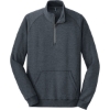 Custom District Lightweight Fleece 1/4-Zip. Heathered Navy Blue