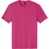 Custom District Perfect Weight Tee. Dark Fuchsia Pink