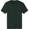 Custom District Perfect Weight Tee. Rainforest Green Blank Front Lifestyle View