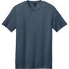 Custom District Perfect Weight Tee. Heathered Navy Blue