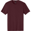 Custom District Perfect Weight Tee. Maroon Red