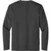 Custom District Perfect Weight Long Sleeve Tee. Heathered Charcoal Brown