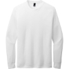 Custom District Perfect Blend CVC Long Sleeve Tee White