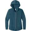 Custom District Womens Perfect Weight Fleece Drop Shoulder Full-Zip Hoodie He Poseidon Bl