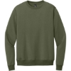 Custom District Perfect Weight Fleece Crew Military Green