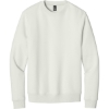 Custom District Perfect Weight Fleece Crew White Onyx