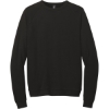 Custom District Perfect Tri Fleece Crewneck Sweatshirt Black