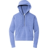 Custom District Womens Perfect Tri Fleece 1/2-Zip Pullover Royal Blue Frost