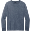 Custom District Youth Perfect Tri Long Sleeve Tee Navy Blue Frost