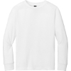 Custom District Youth Perfect Tri Long Sleeve Tee White
