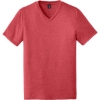 Custom District Perfect Tri V-Neck Tee. Red Frost