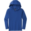 Custom District Youth Perfect Tri Long Sleeve Hoodie Deep Royal Blue