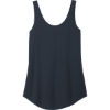 Custom District Womens Perfect Tri Relaxed Tank New Navy Blue