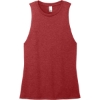 Custom District Womens Perfect Tri Muscle Tank RedFrost