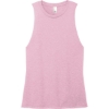 Custom District Womens Perfect Tri Muscle Tank Wisteria Heather Pink