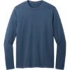 Custom District Wash Long Sleeve Tee True Navy Blue