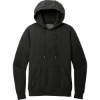 Custom District Wash Fleece Hoodie Black