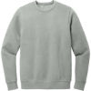Custom District Wash Fleece Crew GustyGrey