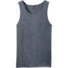 Custom District The Concert Tank . Heathered Navy Blue