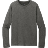Custom District Featherweight French Terry Long Sleeve Crewneck Washed Coal Gray