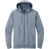 Custom District Featherweight French Terry Full-Zip Hoodie Flint Blue Heather