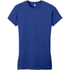 Custom District Womens Fitted Very Important Tee . Deep Royal