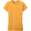 Custom District Womens Fitted Very Important Tee . Gold
