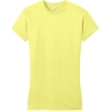 Custom District Womens Fitted Very Important Tee . Lemon Yellow