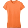 Custom District Womens Fitted Very Important Tee . Orange