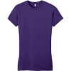 Custom District Womens Fitted Very Important Tee . Purple