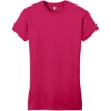 Custom District Womens Fitted Very Important Tee . Watermelon