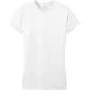 Custom District Womens Fitted Very Important Tee . White