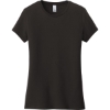 Custom District Womens Very Important Tee . Black