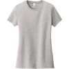 Custom District Womens Very Important Tee . Lt Hthr Grey