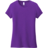 Custom District Womens Very Important Tee . Purple