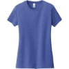 Custom District Womens Very Important Tee . Royal Frost Blue
